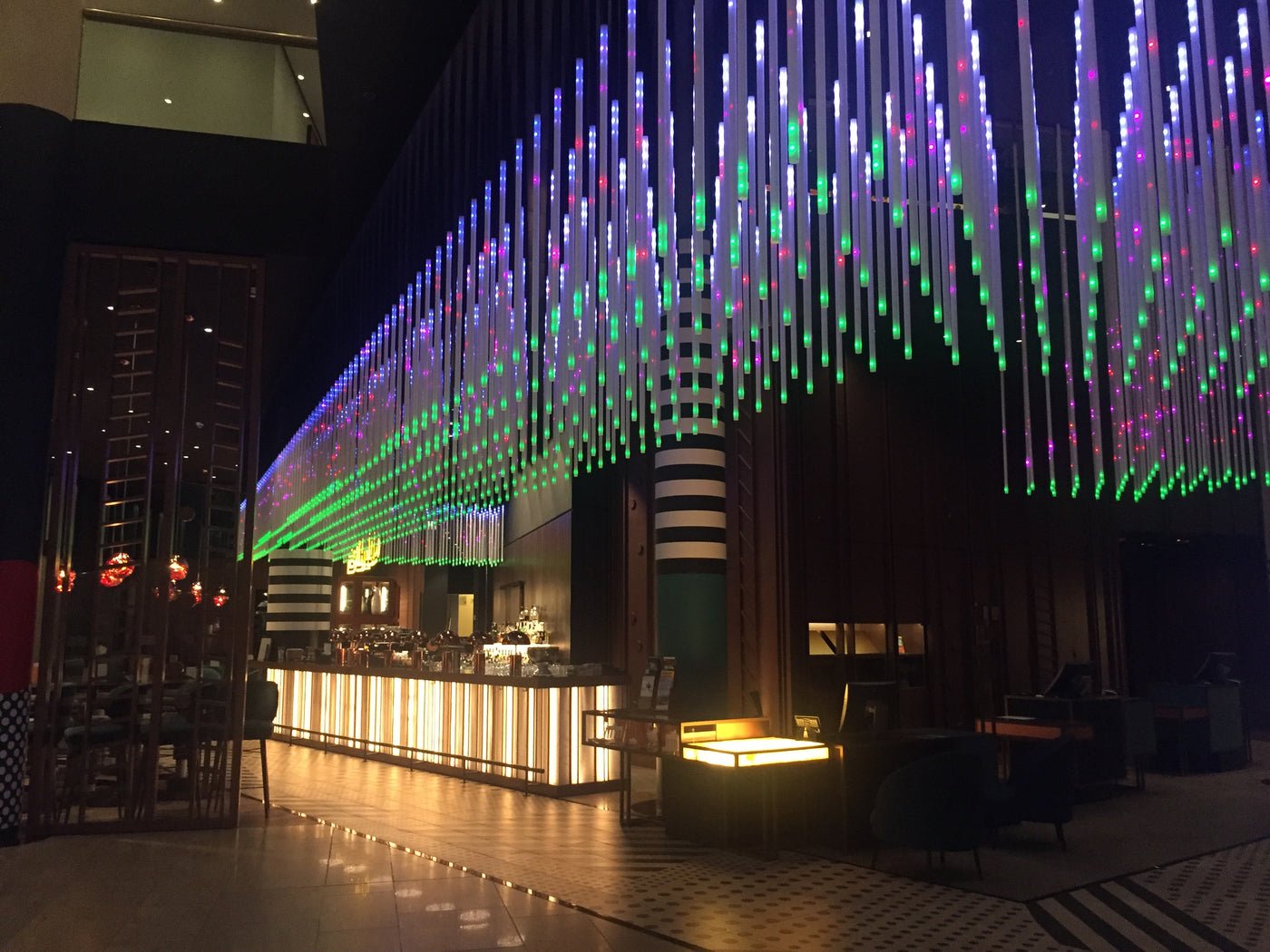 MADRIX interior lighting at Pullman